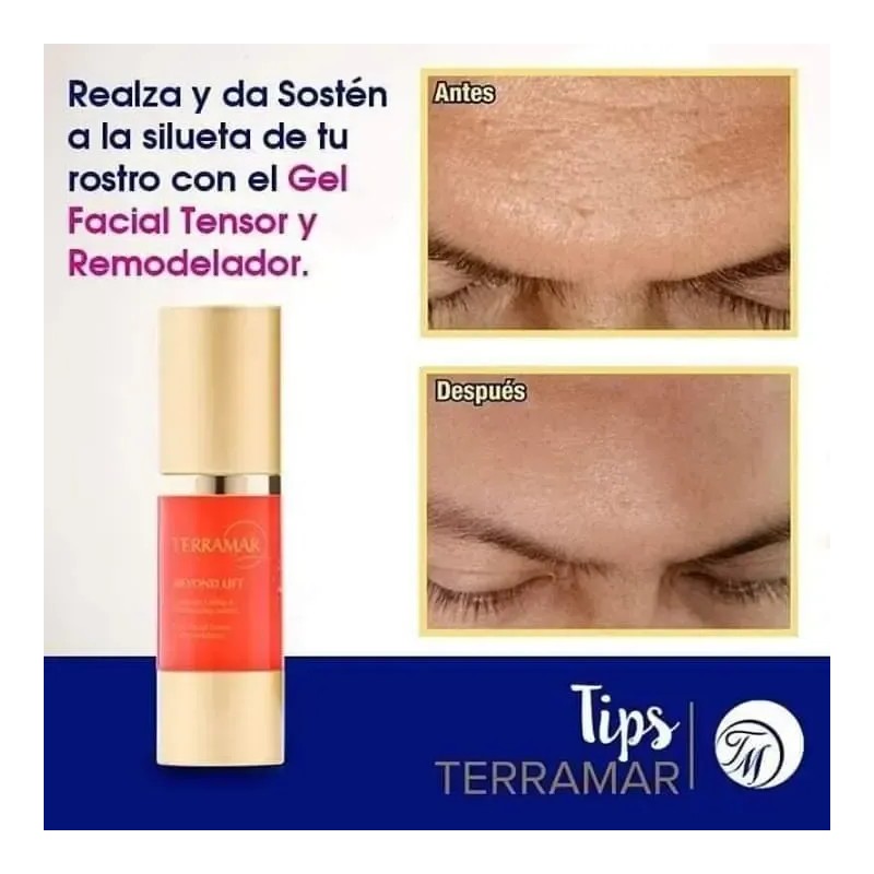 Gel Facial Antiedad Terramar Beyond Lift Hipoalergénico 30ml