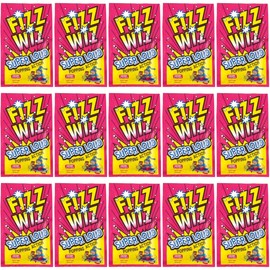 Fizz Wiz Popping Candy Cherry - 15 Packets of 5g Each - Fun and Exciting Popping Sensation - Great for Parties