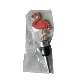 Unbranded Flamingo Wine Stopper Bottle Plug Barware Pink Standing Elegant Novelty Beach