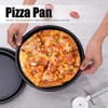 TOPINCN Pizza Pan Round Oven Tray Baking Tools Nonstick Dish