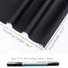 VELIMAX Static Cling Total Blackout Window Film Privacy Room Darkening