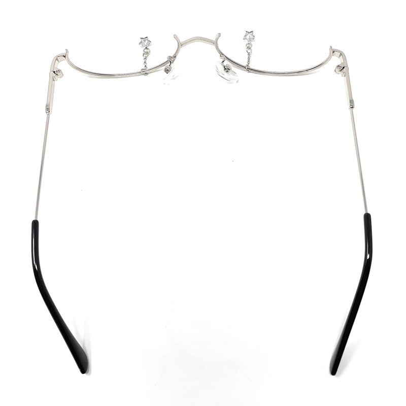 TOKYO GOODS MARKET Charm with No Lens Oval Half Rim