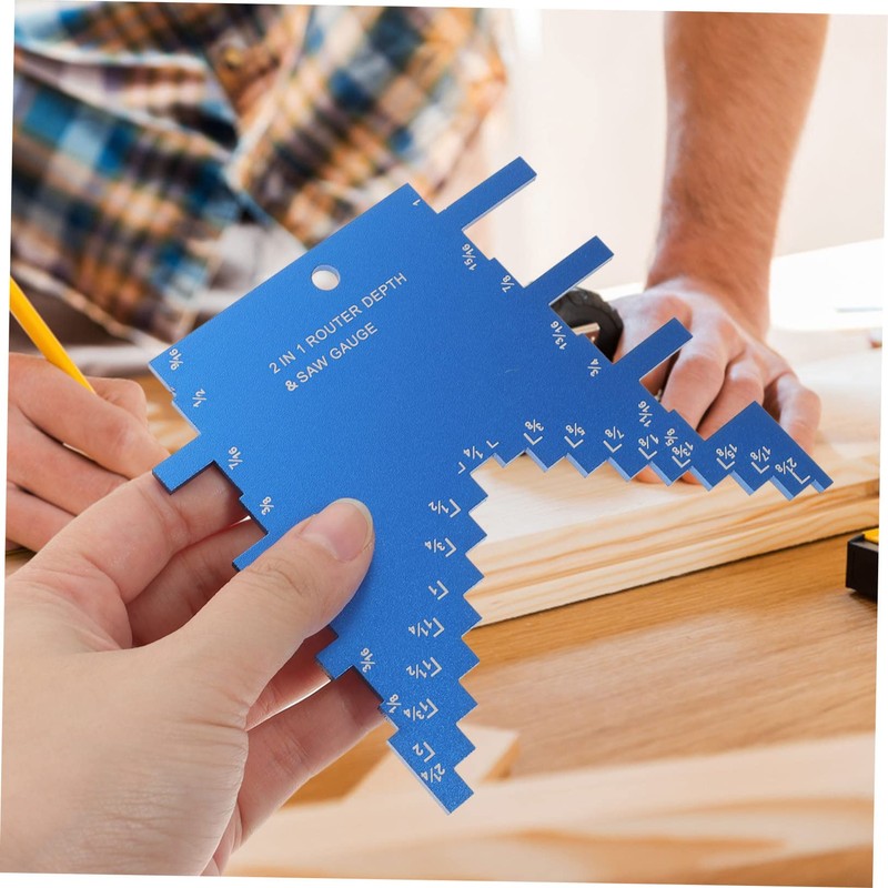Operitacx Step Gauge Depth Gauge for Table Saw and Router