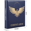 MUDOR Currency Collection Album, 90 Pocket World Banknote Holder, Paper