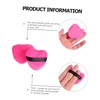 Baluue 16pcs Heart Shape Loose Powder Puff Fluffy Skin-friendly Makeup