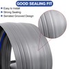 ToLanbbt 10Ft/3.05M Universal Garage Threshold Seal Strip with 300ml Black