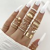 Gold Rings Gifts for Women Non Tarnish 14K Gold Plated