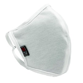 [ZERO-FACTORY] [COOL MAX] [White] Made in Japan Washable Summer Mask, Cool Touch Sensation, Heatstroke Prevention, Antibacterial, Odor Resistant, Absorbent, Quick Drying, Washable, UV Protection,