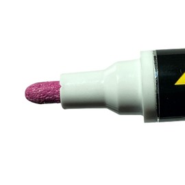 Competitive Advantage Enamel Paint Markers MPD-15 | PINK - 1 Pack | Permanent Marks on Metal, Glass, Rubber, Plastic & more, Waterproof UV Resistant