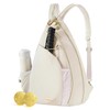 VELADAY Pickleball Bag for Women Chic Quilted Sling Bag, Fits