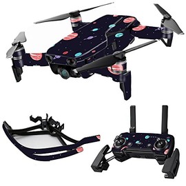 MightySkins Skin Compatible with DJI Max Coverage - Bright Night Sky | Protective, Durable, and Unique Vinyl Decal wrap Cover | Easy to Apply, Remove, and Change Styles | Made in The USA