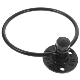 Milisten Hand Towel Ring Industrial Antique Towel Ring Industrial Towel Ring Vintage Wall Mounted Towel Holder for Bathroom Hand Towel Bar Rack Accessory Rustic Design for Farmhouse Decor