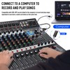 FULODE 8-Channel Professional Audio Mixer Sound Board Console 99 Bit