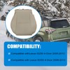 Priprilod Tan Perforated Leather Driver & Passenger Side Bottom Seat