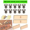 CESFONJER Dowel Pin Center Woodworking Alignment Tool Points Marker Drill