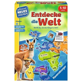 Ravensburger 24990 – Discover the World Learning Game (German Version)