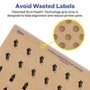 Avery Kraft Brown Round Labels with Sure Feed, 1" Diameter,