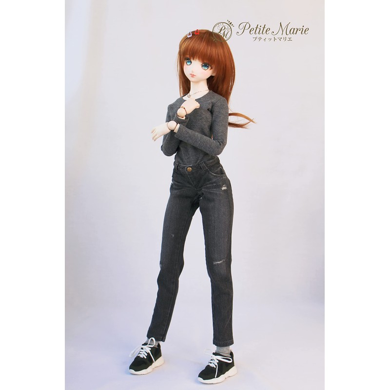 Petite Marie 1/3 DD Compatible Okayama Processing Damaged Boyfriend Jeans
