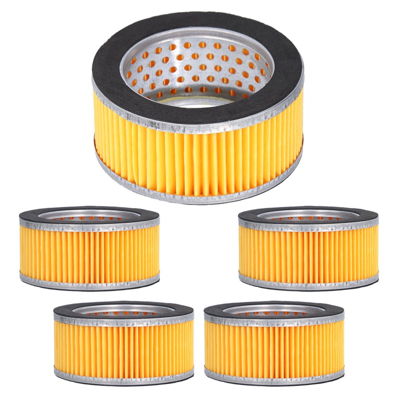 5Pcs Piston Air Compressor Filter Inner Element Inside Silencer Equipment