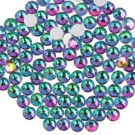 Beadsland 1440 Pieces Flat Back Rhinestone Nail Art Craft Non Hotfix Green Volcano, SS16, 3.8-4.0mm
