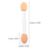 VOCOSTE Eyeshadow Brush, Sponge Tip, Disposable Double Eye Shadow Brush,