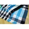 Bath Towel Porto White & Check Blue 60x120cm BE700301 Made