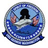 USS George Washington CVN-73 Patch – Hook and Loop, 4.5"