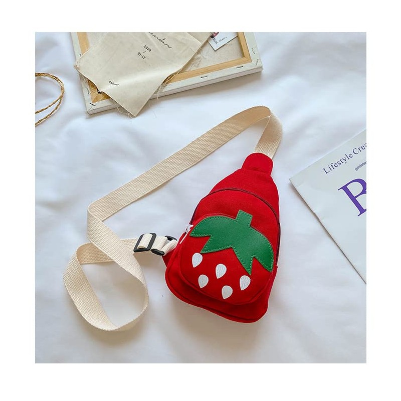 Hiflyer Small Sling Backpack, Rabbit Strawberry Design, Mini Backpack for
