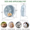 8.4 Inch Silent Hamster Wheel, Adjustable Stand Syrian Hamster Wheel,