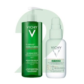 VICHY Normaderm Piel Grasa con Ácido Salicílico Limpieza y Protección Solar