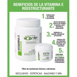 Vitamina E Keratina Labonte 3pz De 1kg