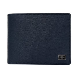 Porter 2-fold Genuine Leather, Navy