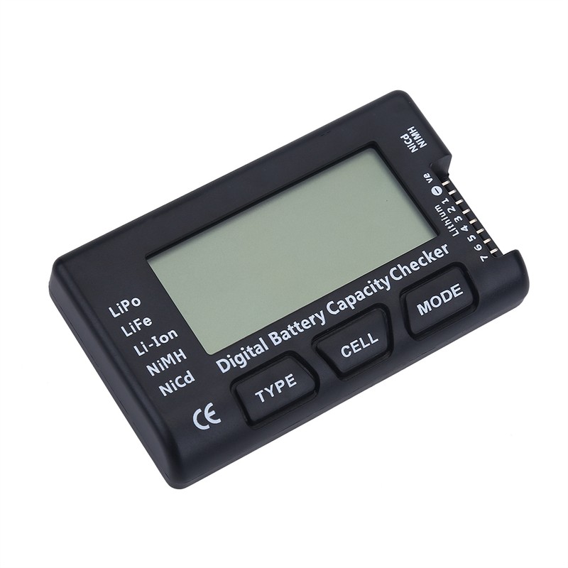 Digital Battery Capacity Checker Voltage Tester Detector for LiPo Li