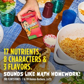 Flintstones Chewable Kids Vitamins, Complete Multivitamin for Kids and Toddlers with Iron, Calcium, Vitamin C, Vitamin D & More, 180ct