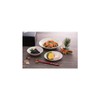 Kanese Mino Ware Flower Rabbit Medium Pot (Set of 3)