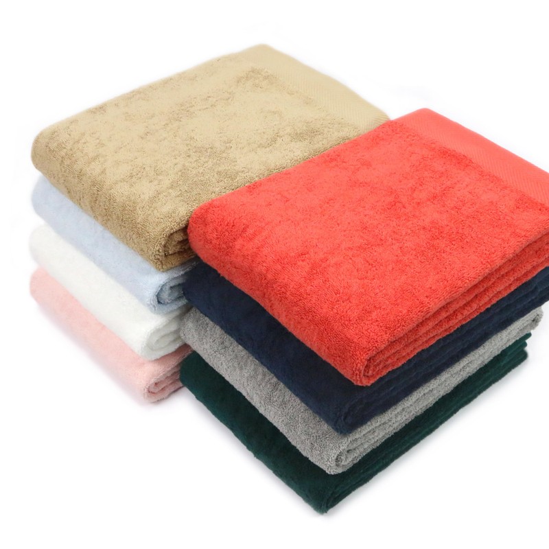 Iori IORINO Imabari Towel Bath Towel, Made in Japan (Gray)