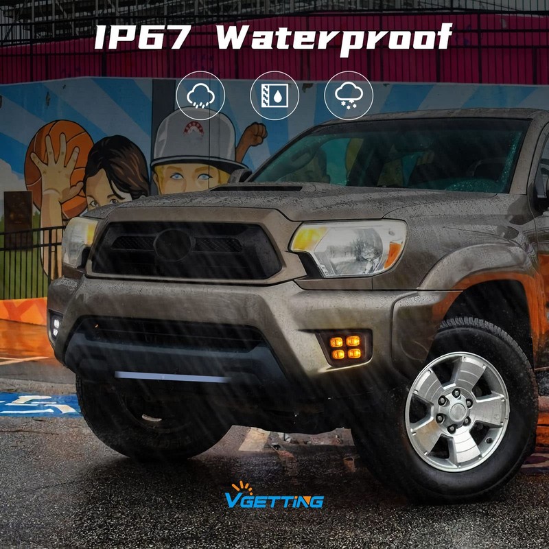 VGETTING Daytime Running Lights For Toyota Tacoma 2012 2013 2014