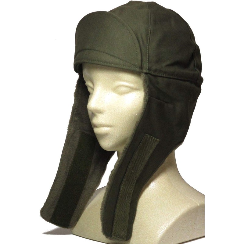 Genuine German Army winter cap oliv Size 55cm