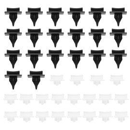 ECSiNG Pack of 40 Windscreen Side Trim Clips A-pillar Shape Clips Compatible with Ford Transit V184 Models OEM 4069906 4069907