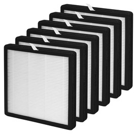 FCFMY 6 Packs H13 True HEPA Replacement Filters Compatible with Westinghouse 1701 1702 HEPA Air Cleaner Purifier