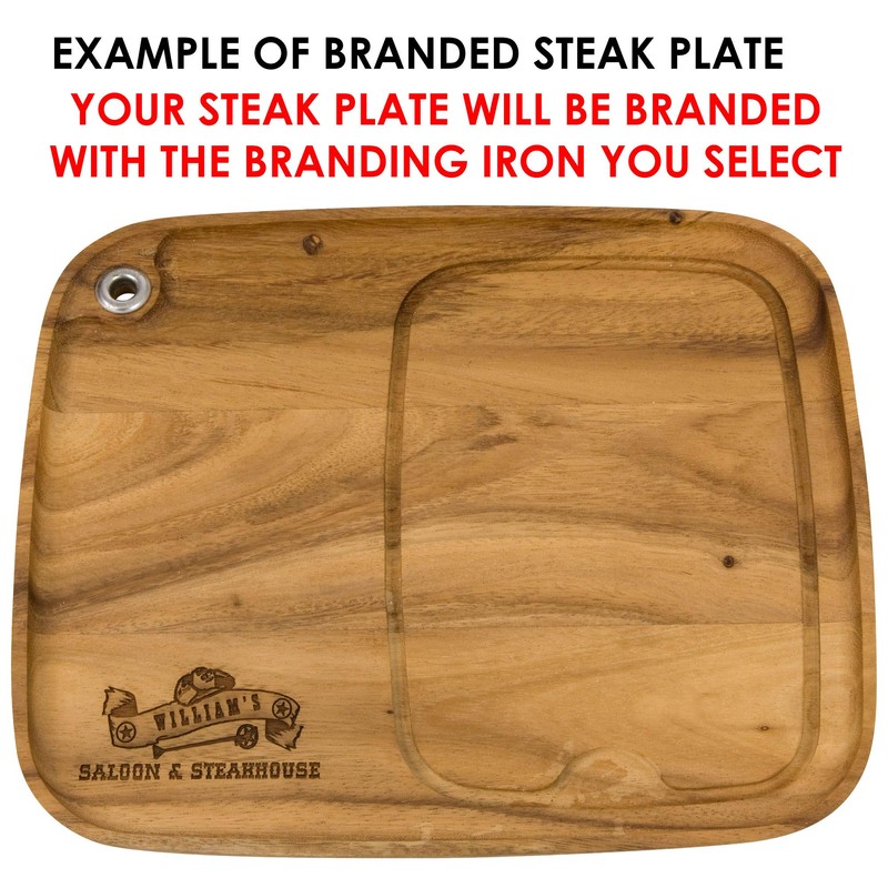 BBQ Fans Letter H Steak Branding Iron