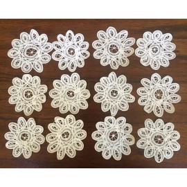 Handmade Crochet Doilies Flower Shape