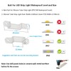 MSDUSA 100 Pack LED Strip Light Mounting Brackets LED Strip