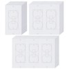 Wakhow 20 Pcs Wall Insulation Outlet Insulators Draft Sealers, 20