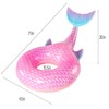 SPERPAND Inflatable Mermaid Pool Floats, Big Swimming Pool Tubes Mermaid