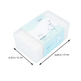 SAFIGLE 158pcs Thick Cotton Makeup Remover Pads for Gentle Facial Cleansing Soft Non-woven Powder Removal Discs for Makeup Removal and Skin Care