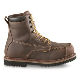 Guide Gear Hunting Boots for Men Waterproof Field Series Uplander, Brown, 10.5D (Medium)