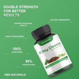 Colon Cleanse with Senna Leaf & Aloe for Women – Detox Supplement for Gut Health
