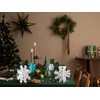 BlissfulTie 12 Pcs Christmas Snowflake Decorations - 3D Snowflake Table