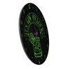 speecheese It's Gin O'Clock Aluminium Wall Clock with Green Lettering